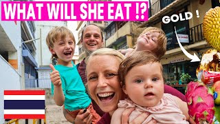 Bangkok Thailand: Our baby will try her first EVER food