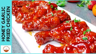 Honey Garlic Fried Chicken | Homemade Korean fried chicken - Flavour of Desi Food EP 71