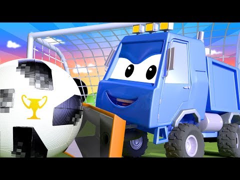 Xe tải kéo Tom - Fifa đặc Biệt - Xe Cào Tuyết Của Sam bị Ngã - Thành phố xe 🚗 phim hoạt hình về