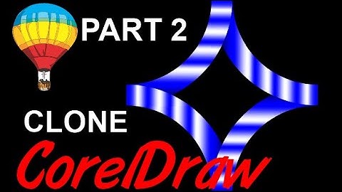 CorelDraw Tips and Tricks 3D Looking drawing Part 2 CLONE