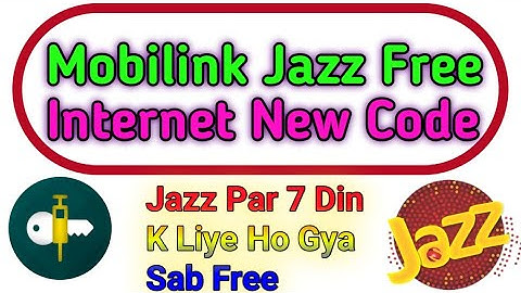 Jazz Free Internet | Jazz 7 Day Unlimited Free MB | Tls tunnel Fresh files | wamfy tech