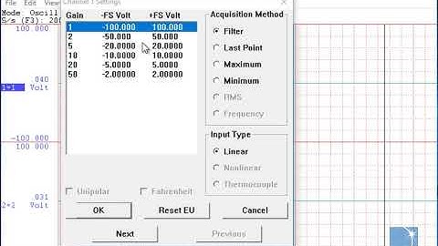 Changing the Channel Settings with a DI-4208