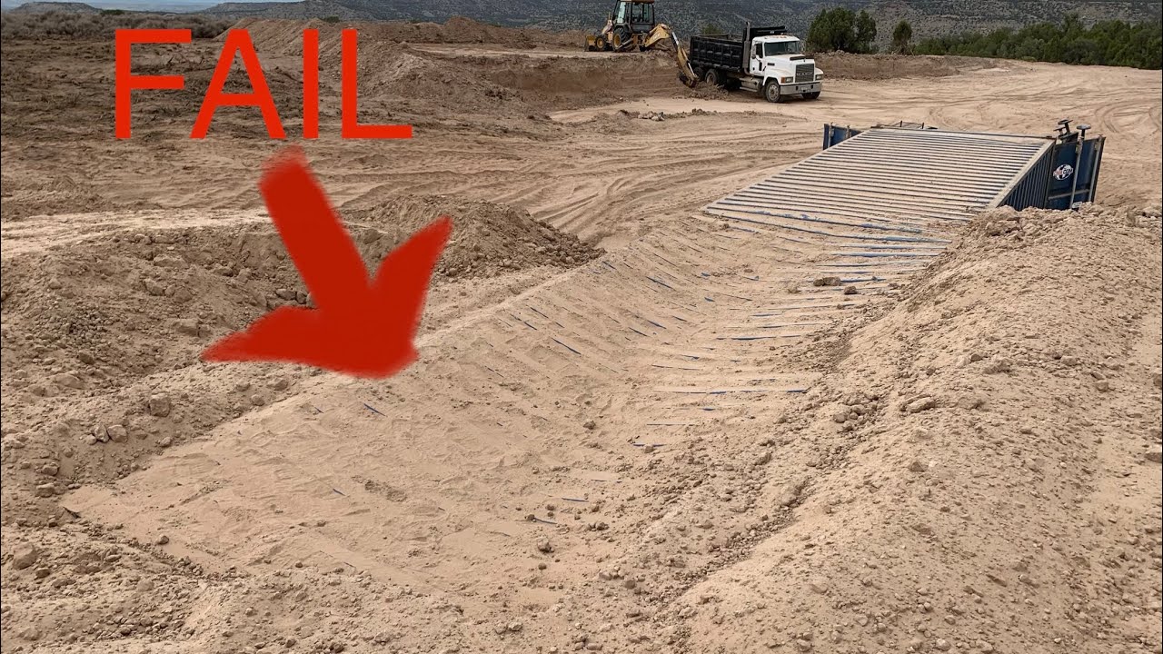 What NOT to do when burying a shipping container!! YouTube