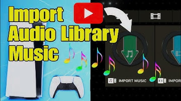 Import COPYRIGHT FREE MUSIC to Sharefactory on PS5 in Minutes!