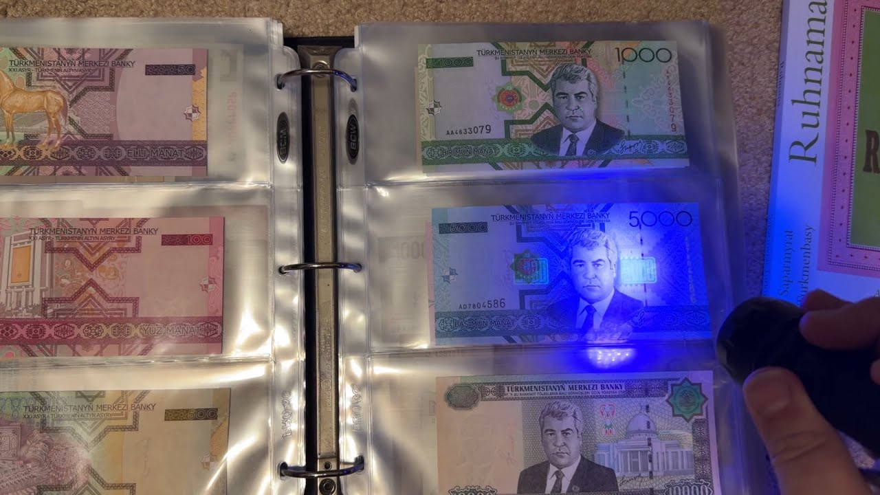 Непреднамеренное ASMR: Обновление моей коллекции банкнот