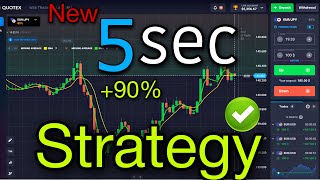 5 sec strategy  pocket option | 98% win ratio in OTC / simple binary hack trick screenshot 4