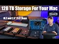 Massive external raid storage for your m1 m2 or m3 mac  terramaster d8 hybrid das