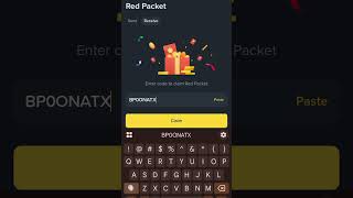 #redpacket #redpacketcodeinbinance #binance #binanceredpacketcodetoday #redpacket