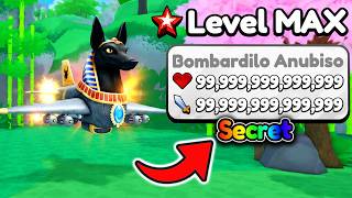 Unlocking Max Level Bombardilo Anubiso In Brainrot Evolution