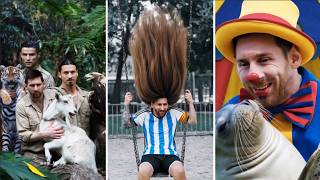 Ronaldo And Messi In The Circus And In The Jungle