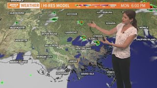 Warmer weather this week with a few showers