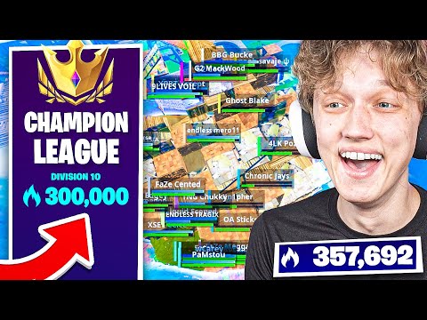I Hosted a 300,000 ARENA POINTS Tournament in Fortnite... (Top 100 Pros)