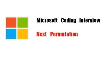 Microsoft Coding Interview Question | Leetcode 31 | Next Permutation