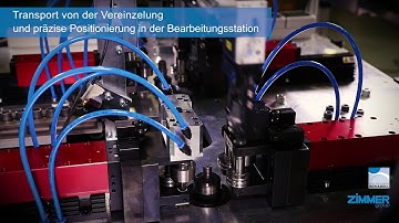 GEP2000 - Elektrische robotgrijper van Zimmer Group: Toepassing in montage-machine / ZVS Techniek