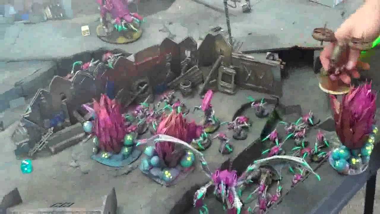 Chaos Space Marines vs Tyranids 02 Warhammer 40K Battle Report ...