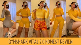 gymshark vital seamless 2.0  honest review, old and new