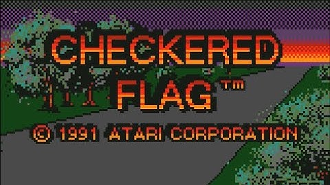 Checkered Flag - Atari Lynx (1991)