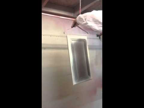 Paint Kitchen Cabinet Doors Orlando Florida Youtube