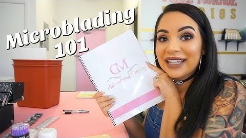 MICROBLADING 101 | My First Training Session !