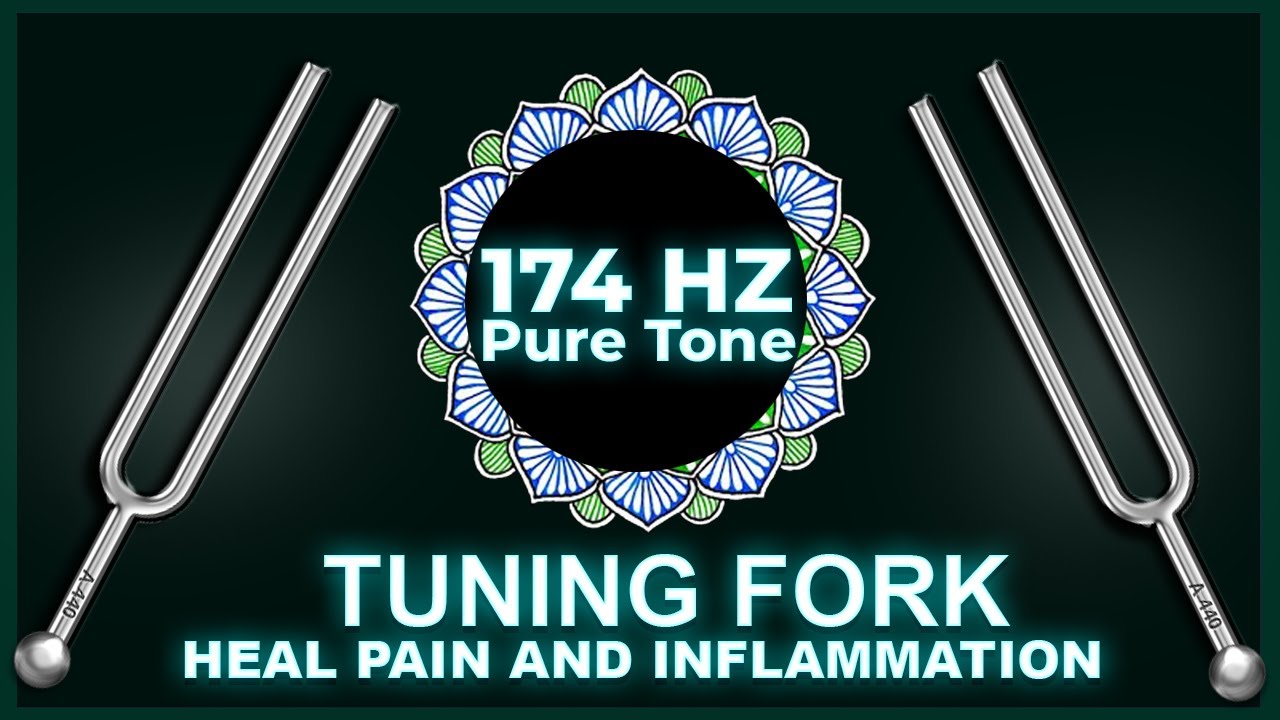 174hz Tuning Fork ASMR Healing Pure Tone The DEEPEST Pain Healing