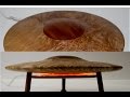 Woodturning Maple Burl Flying Saucer