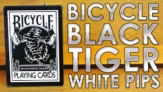 Deck Review - Bicycle Black Tiger White Pips Playing Cards [HD
