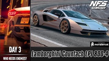 Need For Speed No Limits - Lamborghini Countach LPI 800-4 | Kingmaker (Day 3 - Who Needs Enemies?)