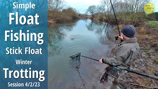 Winter River Fishing - Successful Stick Float Trotting - Dawn Chub