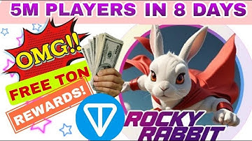 HOW TO PLAY THE ROCKY RABBIT GAME | EARN FREE TON 🤑💰