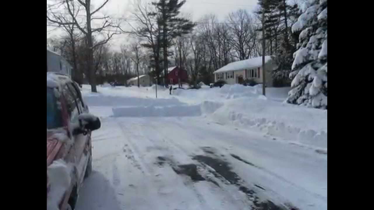 Blizzard in Leominster, Massachusetts YouTube