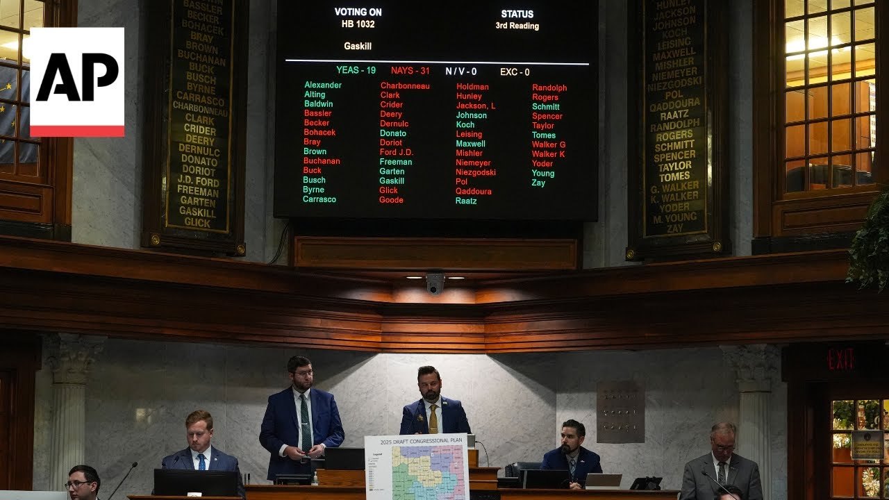 Indiana Republicans reject new congressional map, defying Trump