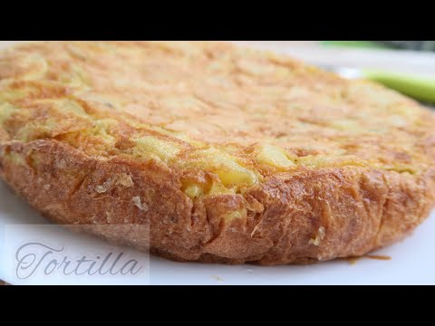 TORTILLA DE PATATAS - omleta cu cartofi, traditionala spaniola #omleta #omletacucartofi