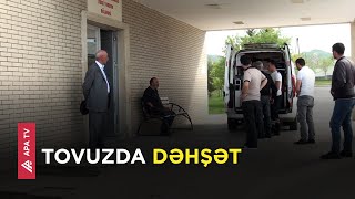 Kafedə işləyən qadının üstünə benzin töküb yandırdı - APA TV