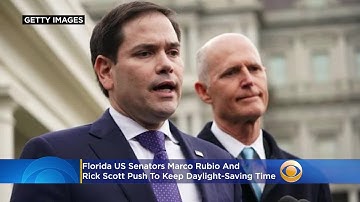 Florida US Senators Marco Rubio, Rick Scott Push To Keep Daylight-Saving Time