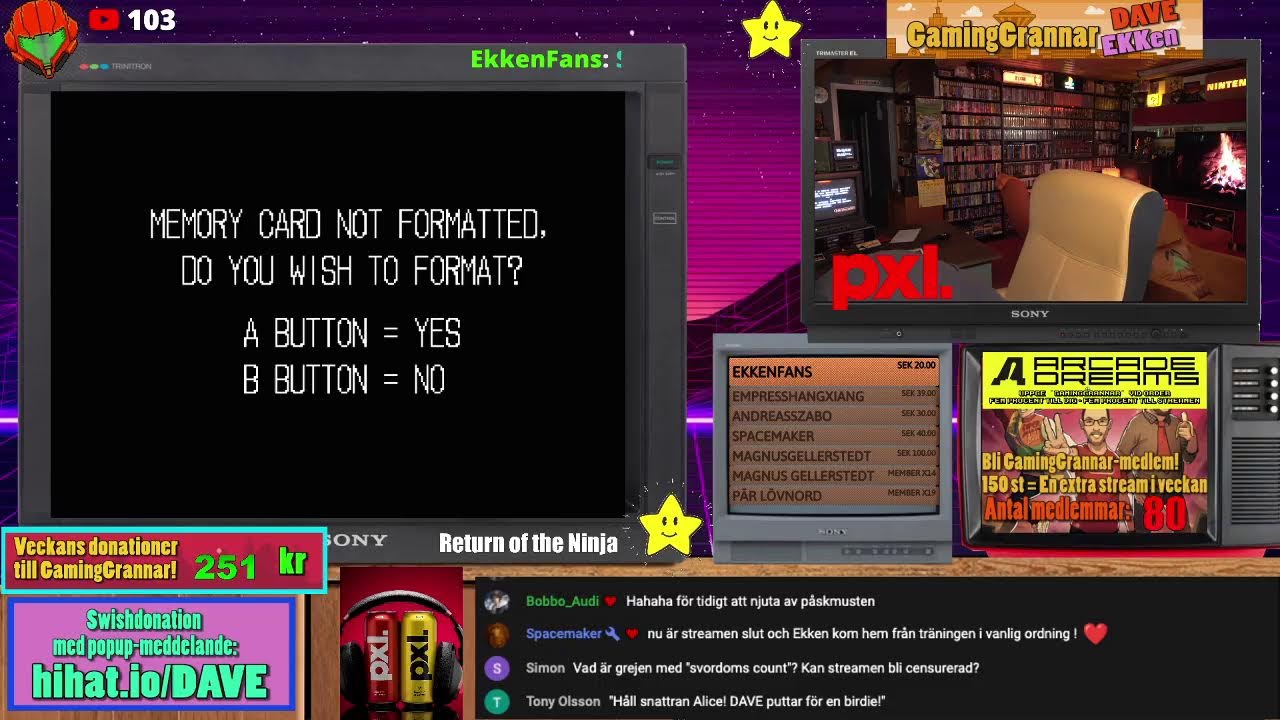 GamingGrannar Livestream 20:00-21:30! Vi spelar TV-spel tillsammans!