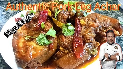Authentic Pork Leg Achar l ऐसे बनोगी अचार तो उंगली चाटते रह जाओगे ऐसे l pork recipe 