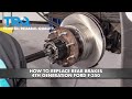 How to Replace Rear Brakes 2017-Present Ford F-350 Dually