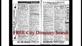 Researching City Directories - Using the Internet Archive screenshot 2