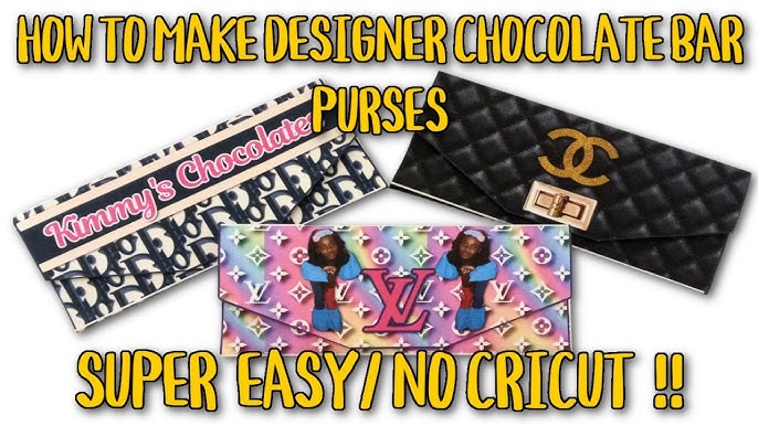 lv chocolate bar purse favor