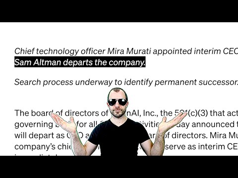 OpenAI just fired CEO Sam Altman