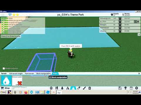 how to build a water ride in theme park tycoon 2