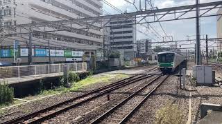 松戸駅4番線ホーム　東京メトロ16000系