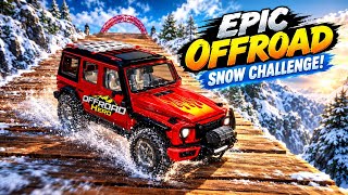 EPIC OFFROAD SNOW CHALLENGE ! Impossible Snow Road Challenge! 🚙❄️🔥 screenshot 4