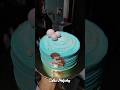Love aniversary কেক ডিজাইন ✨🩵#cake #baking #cakerecipe #shorts #viral #reels#cakedesign #easy