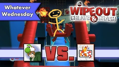 Wipeout: Create & Crash - Yoshiller VS. TailsChannel in a Wipeout Party!