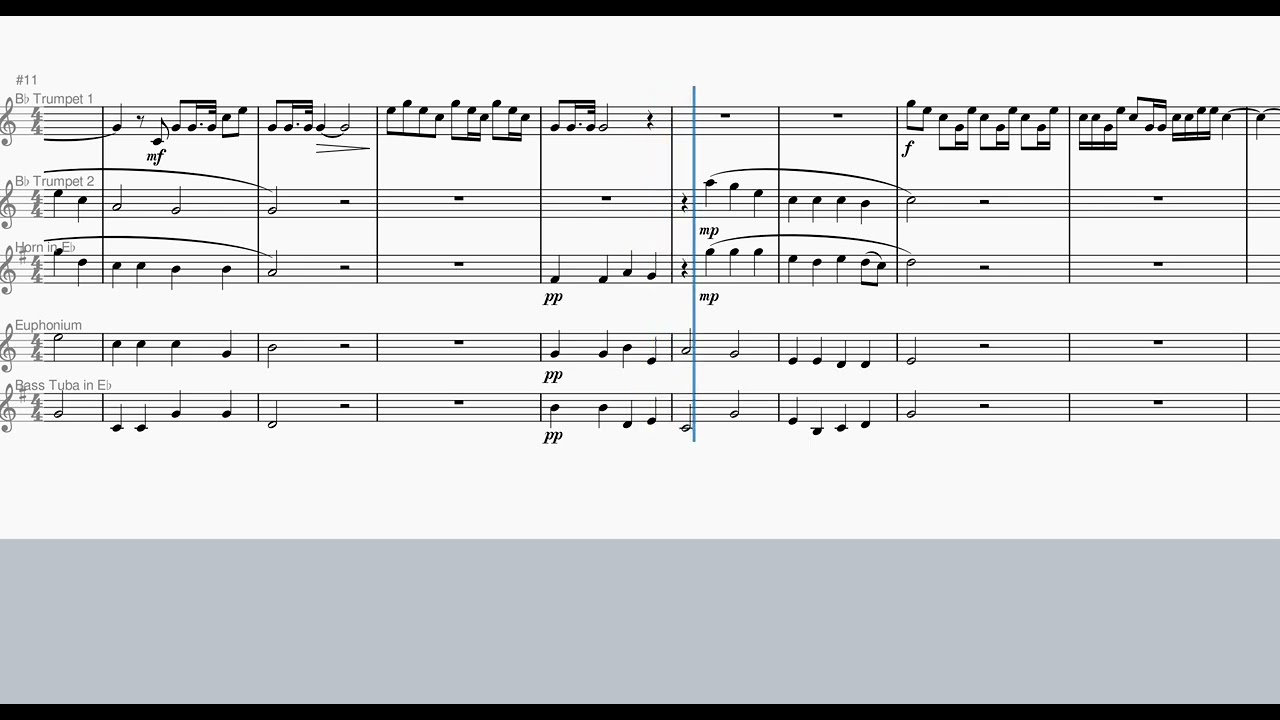 Evening Hymn & Last Post (Remembrance), Brass Quintet, arr: Harmer Borstall #brassquintet #quintet