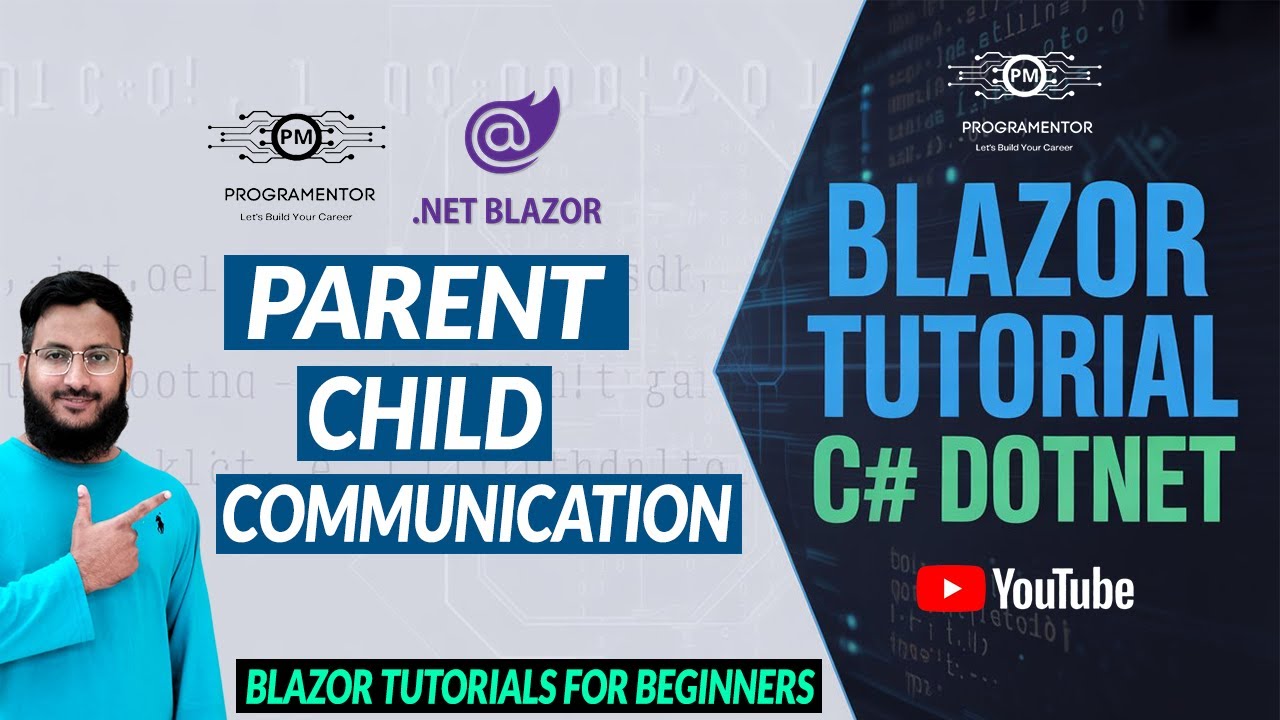 Blazor Components With Parameters | Parent Child Communication | Passing Data B/W Comp (Hindi/Urdu)