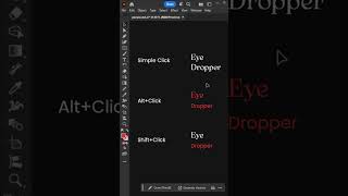 Eyedrop Shortcut in Adobe Illustrator cc Tutorial