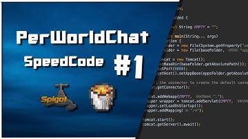 PerWorldChat | Spigot Plugin | SpeedCode #1
