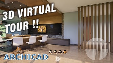 3D Virtual Tour for interiors in Archicad & Twinmotion 2025 Tutorial